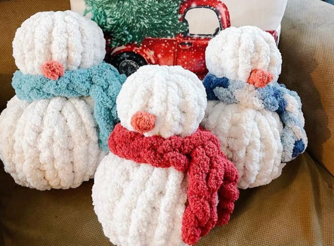 knitted snowman